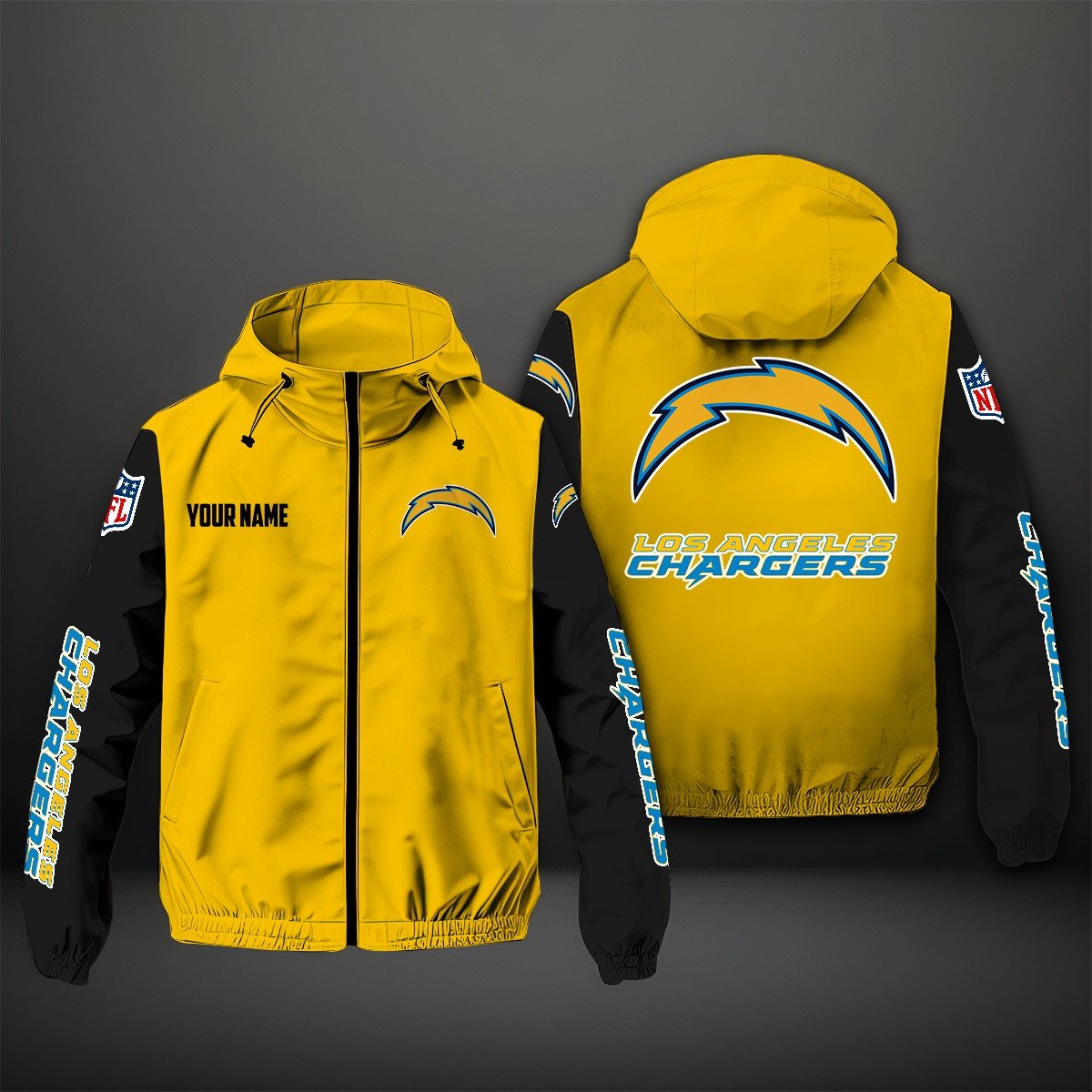 Los Angeles Chargers NFL Style Windbreaker Jacket For Fans