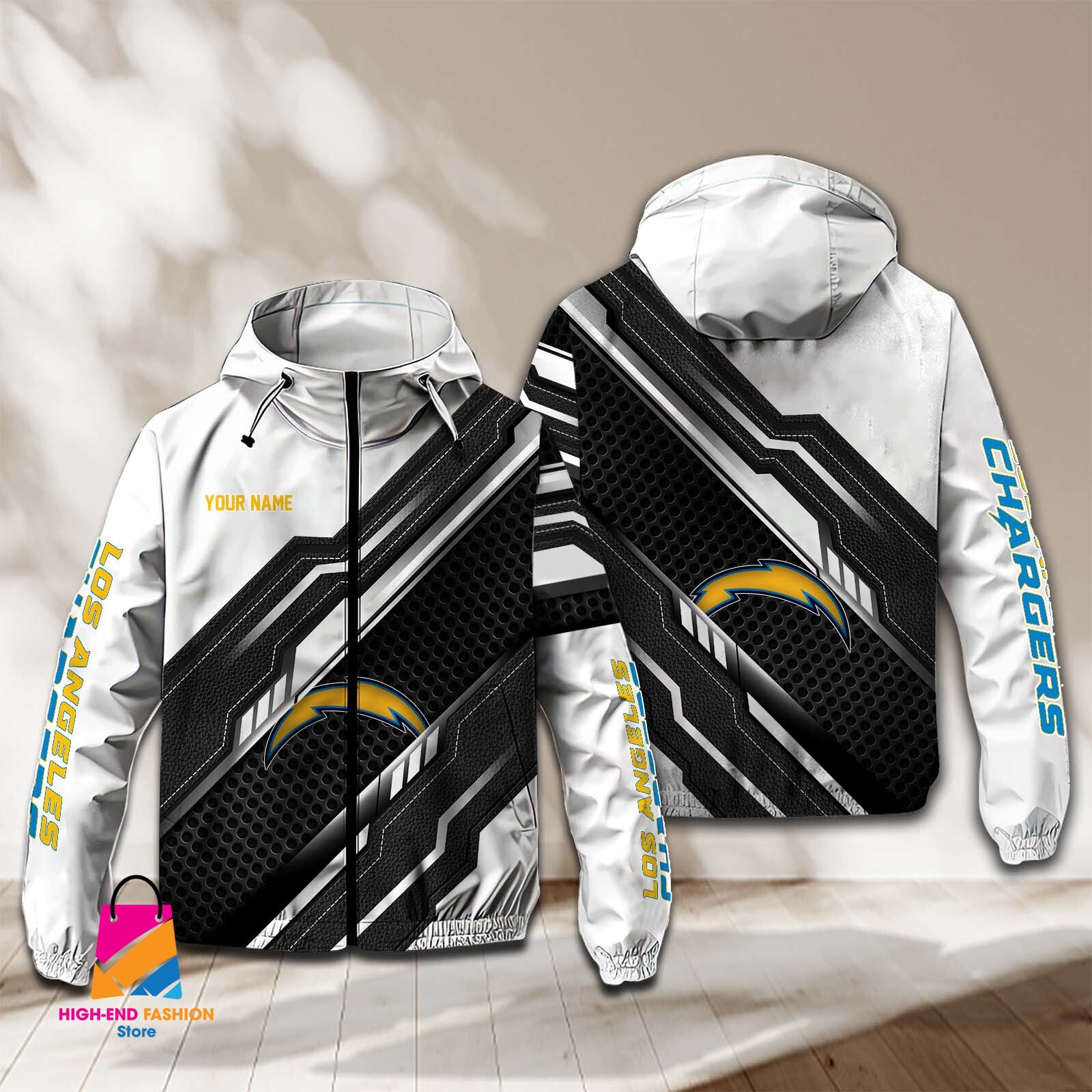 Los Angeles Chargers NFL Style Windbreaker Jacket For Fans