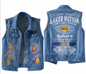 Los Angeles Lakers NBA Style Sleeveless Jacket For Fans