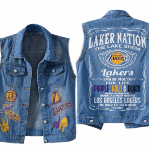 Los Angeles Lakers NBA Style Sleeveless Jacket For Fans