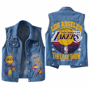 Los Angeles Lakers NBA Style Sleeveless Jacket For Fans