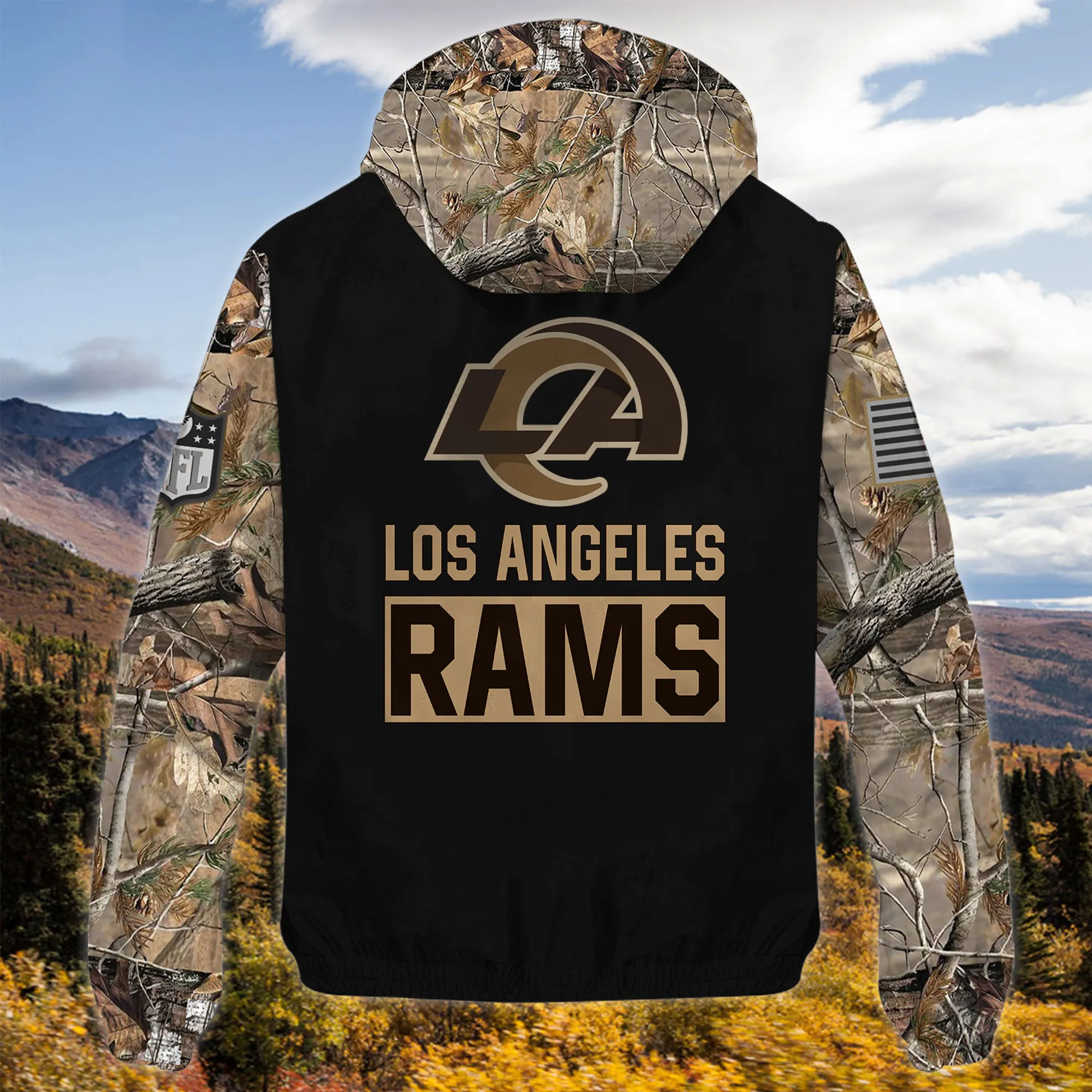 Los Angeles Rams NFL Personalized Style Windbreaker Jacket For Fans
