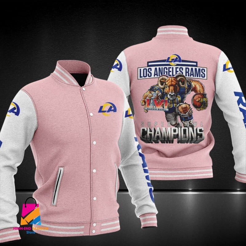 Los Angeles Rams NFL Style Baseball Jacket For Fan