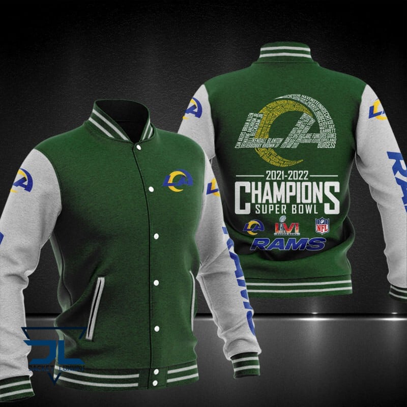 Los Angeles Rams NFL Style Baseball Jacket For Fan