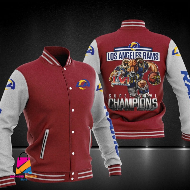 Los Angeles Rams NFL Style Baseball Jacket For Fan