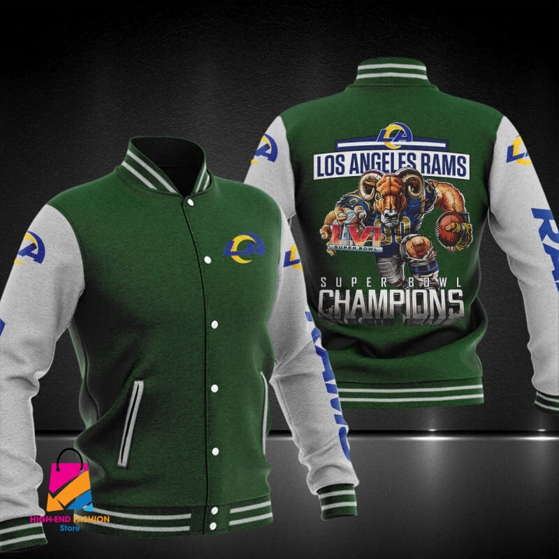 Los Angeles Rams NFL Style Baseball Jacket For Fan