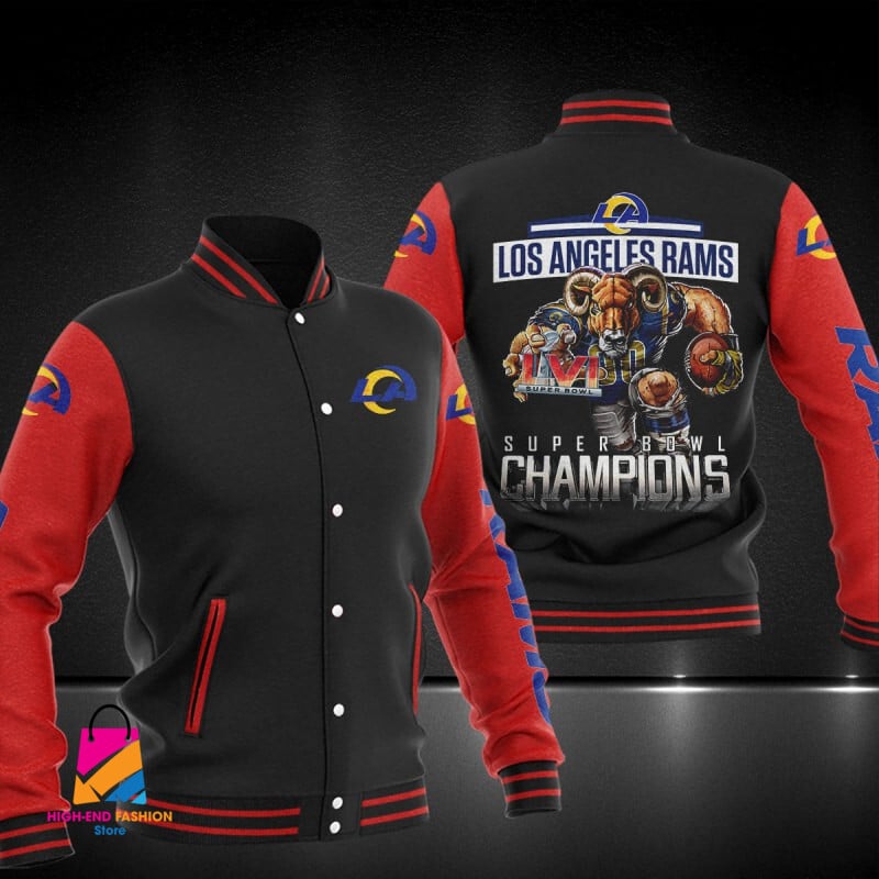 Los Angeles Rams NFL Style Baseball Jacket For Fan