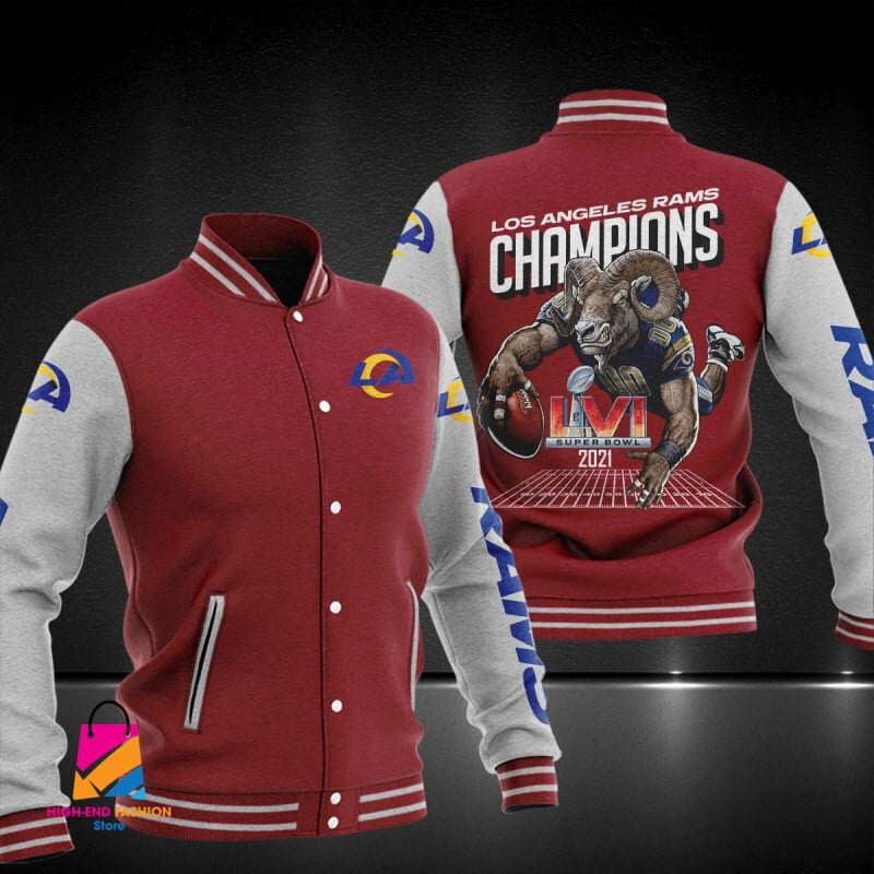Los Angeles Rams NFL Style Baseball Jacket For Fan