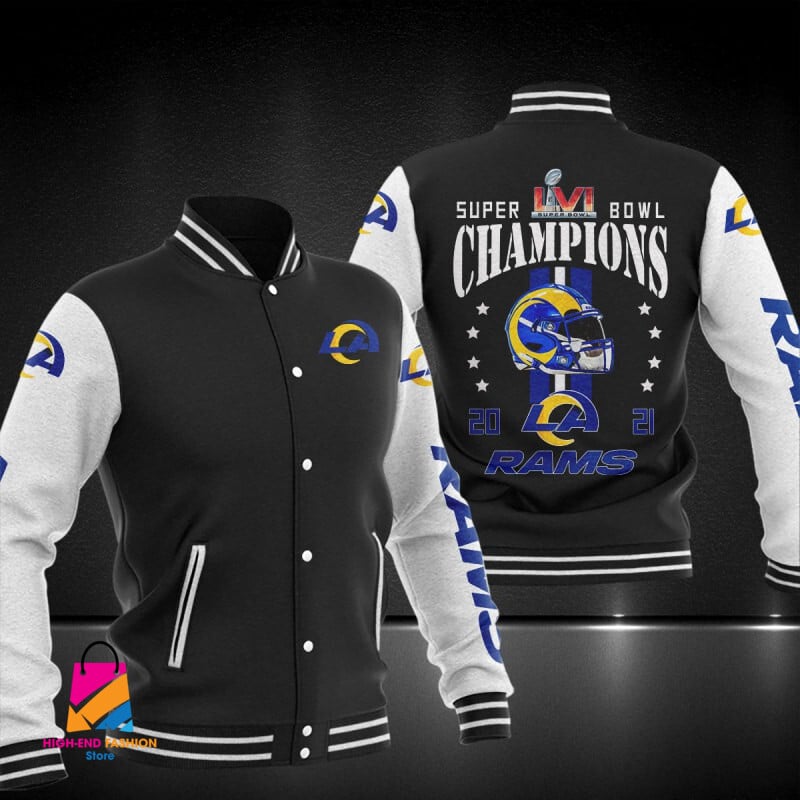 Los Angeles Rams NFL Style Baseball Jacket For Fan