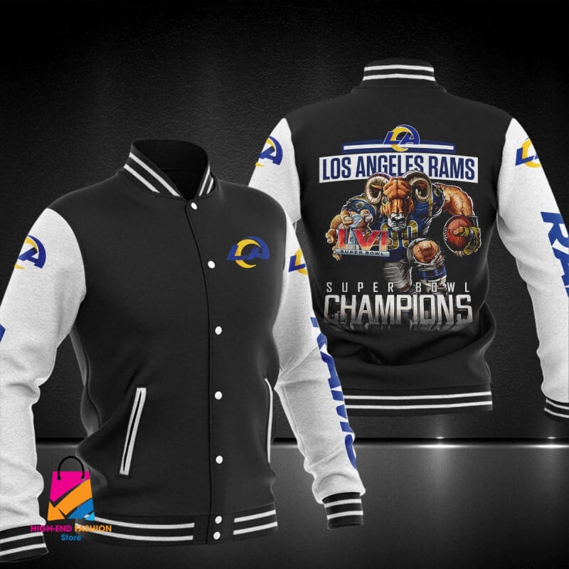 Los Angeles Rams NFL Style Baseball Jacket For Fan