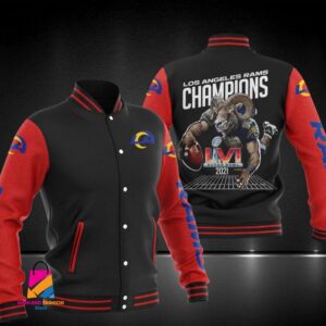 Los Angeles Rams NFL Style Baseball Jacket For Fan