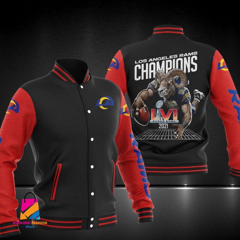 Los Angeles Rams NFL Style Baseball Jacket For Fan