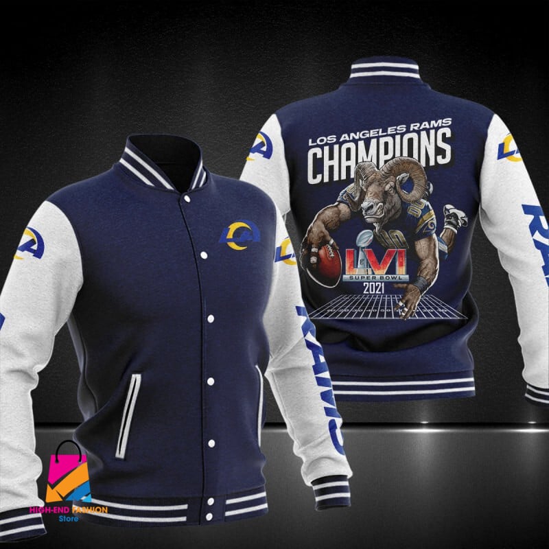 Los Angeles Rams NFL Style Baseball Jacket For Fan