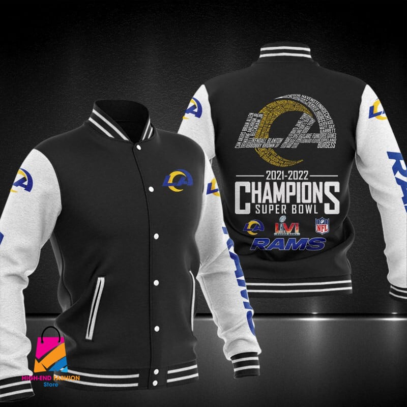 Los Angeles Rams NFL Style Baseball Jacket For Fan