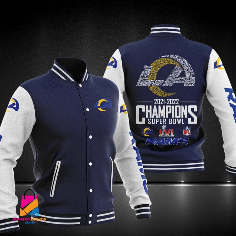 Los Angeles Rams NFL Style Baseball Jacket For Fan