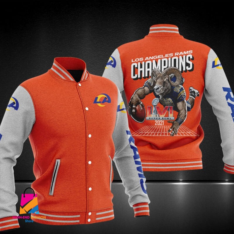 Los Angeles Rams NFL Style Baseball Jacket For Fan