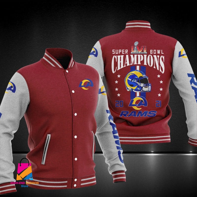 Los Angeles Rams NFL Style Baseball Jacket For Fan