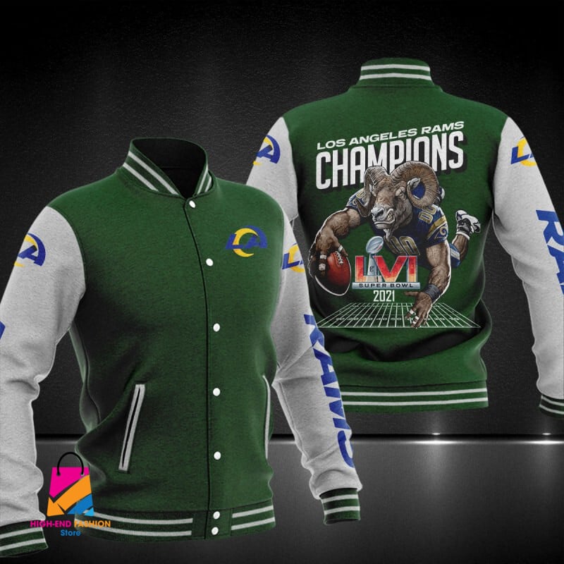 Los Angeles Rams NFL Style Baseball Jacket For Fan