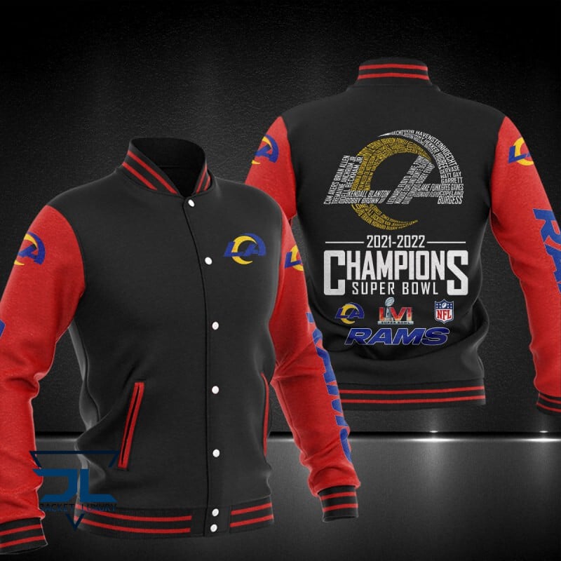 Los Angeles Rams NFL Style Baseball Jacket For Fan
