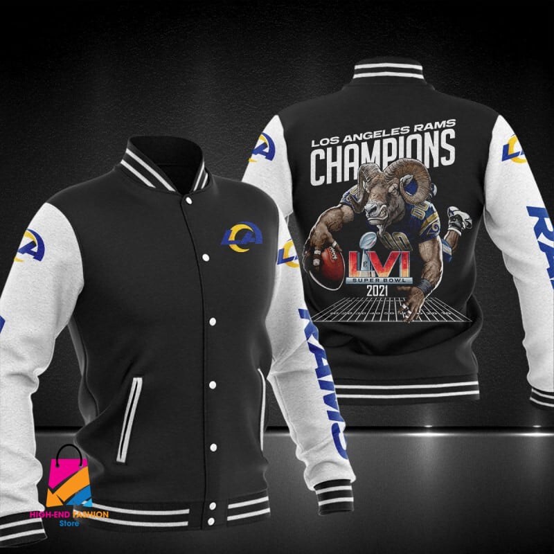 Los Angeles Rams NFL Style Baseball Jacket For Fan