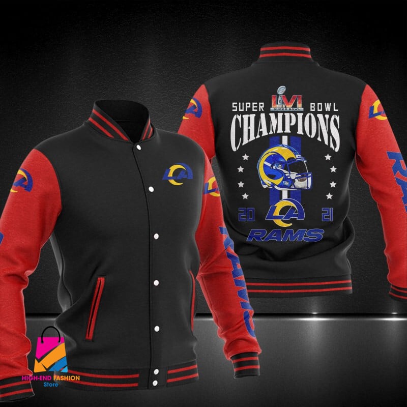 Los Angeles Rams NFL Style Baseball Jacket For Fan