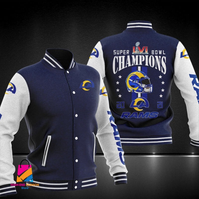 Los Angeles Rams NFL Style Baseball Jacket For Fan