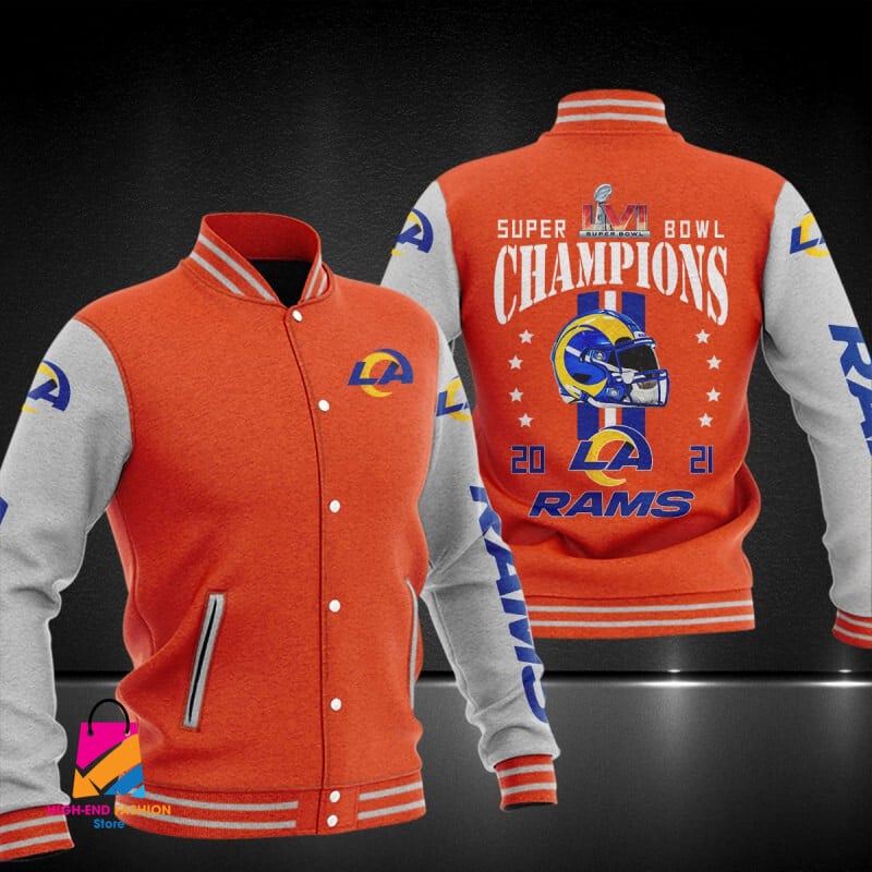 Los Angeles Rams NFL Style Baseball Jacket For Fan