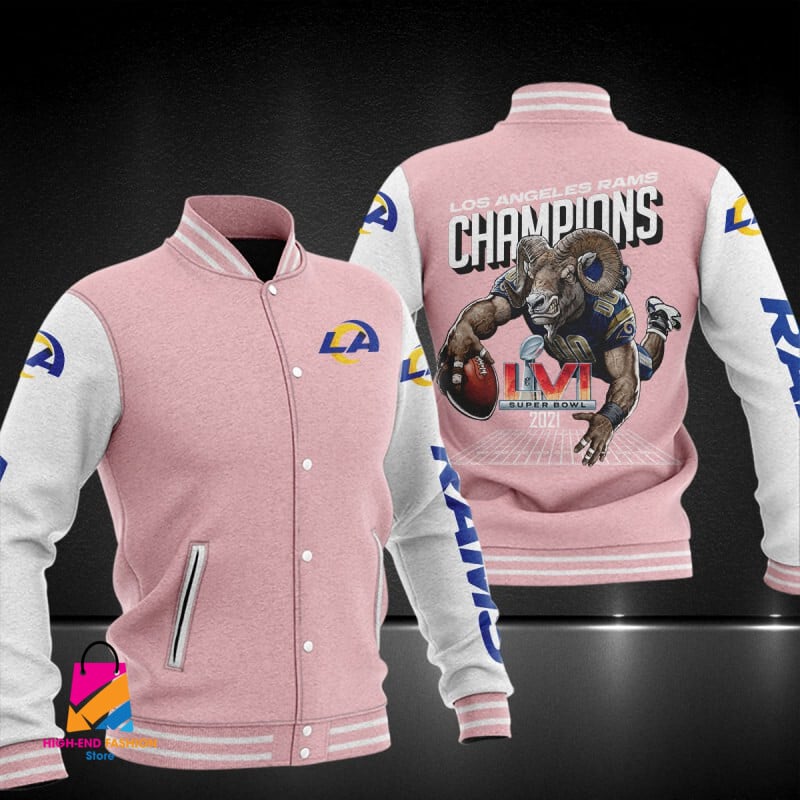 Los Angeles Rams NFL Style Baseball Jacket For Fan