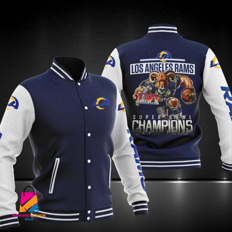 Los Angeles Rams NFL Style Baseball Jacket For Fan