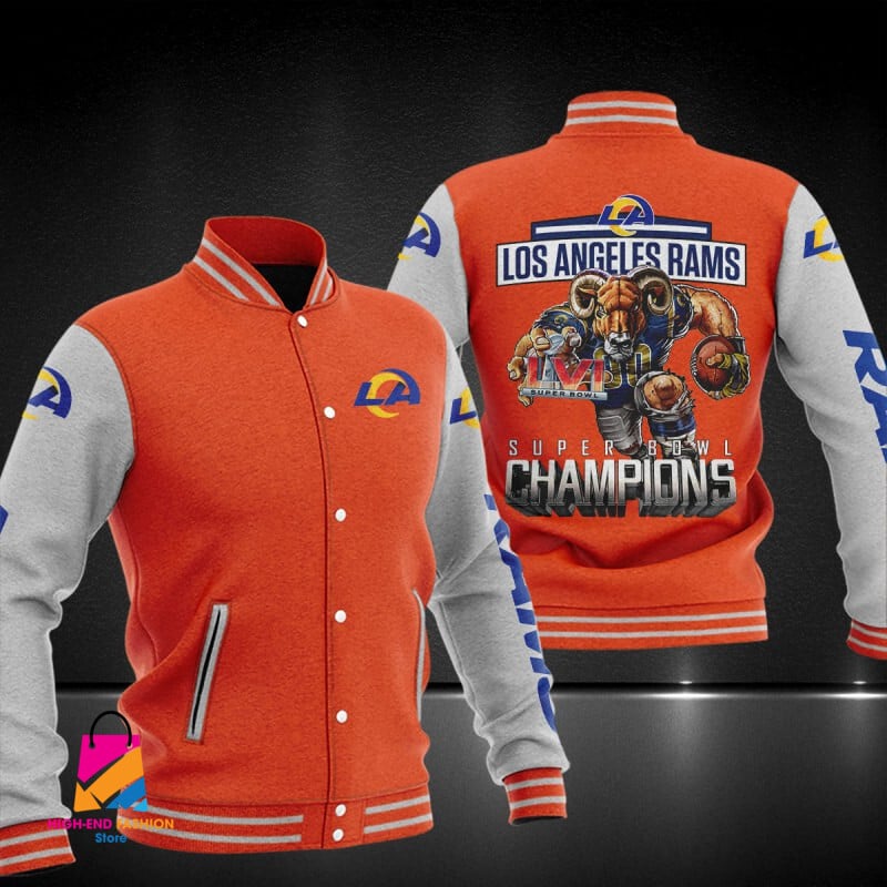 Los Angeles Rams NFL Style Baseball Jacket For Fan