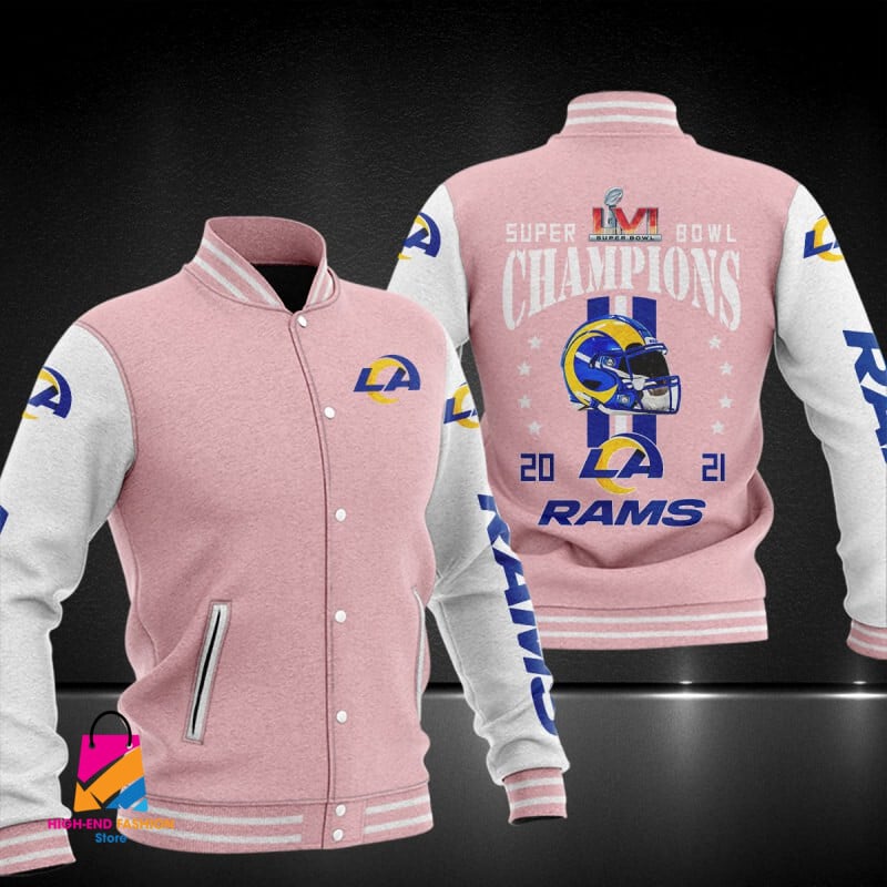 Los Angeles Rams NFL Style Baseball Jacket For Fan