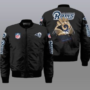 Los Angeles Rams NFL Style Bomber Jacket For Fans