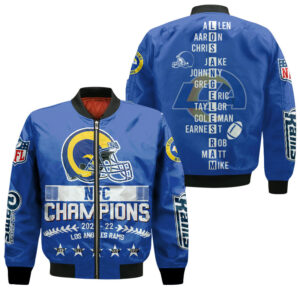 Los Angeles Rams NFL Style Bomber Jacket For Fans