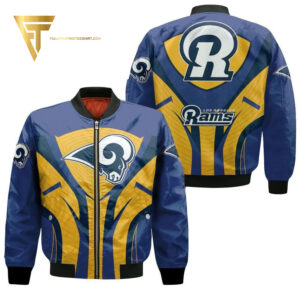 Los Angeles Rams NFL Style Bomber Jacket For Fans