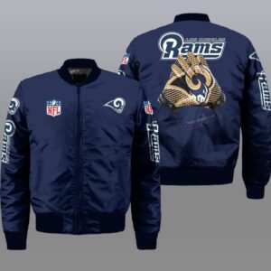 Los Angeles Rams NFL Style Bomber Jacket For Fans