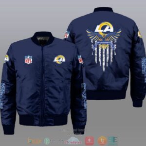 Los Angeles Rams NFL Style Bomber Jacket For Fans