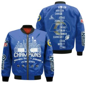 Los Angeles Rams NFL Style Bomber Jacket For Fans