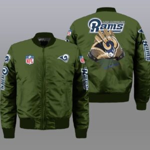 Los Angeles Rams NFL Style Bomber Jacket For Fans