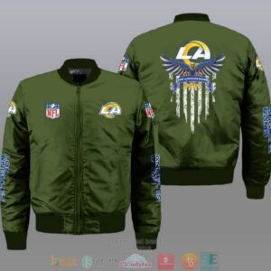 Los Angeles Rams NFL Style Bomber Jacket For Fans