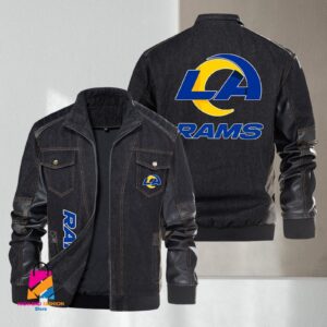 Los Angeles Rams NFL Style Denim Jacket For Fans