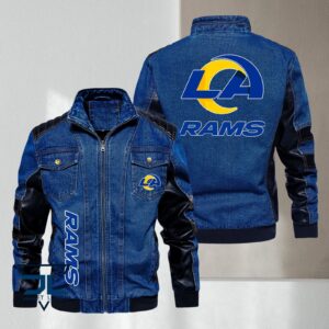 Los Angeles Rams NFL Style Denim Jacket For Fans