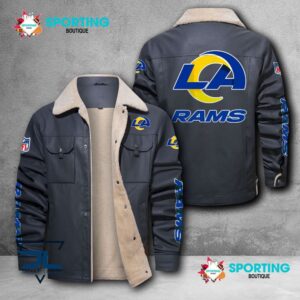 Los Angeles Rams NFL Style Leather Jacket For Fans