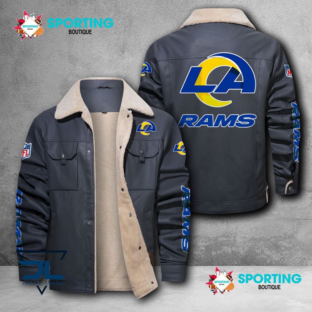 Los Angeles Rams NFL Style Leather Jacket For Fans
