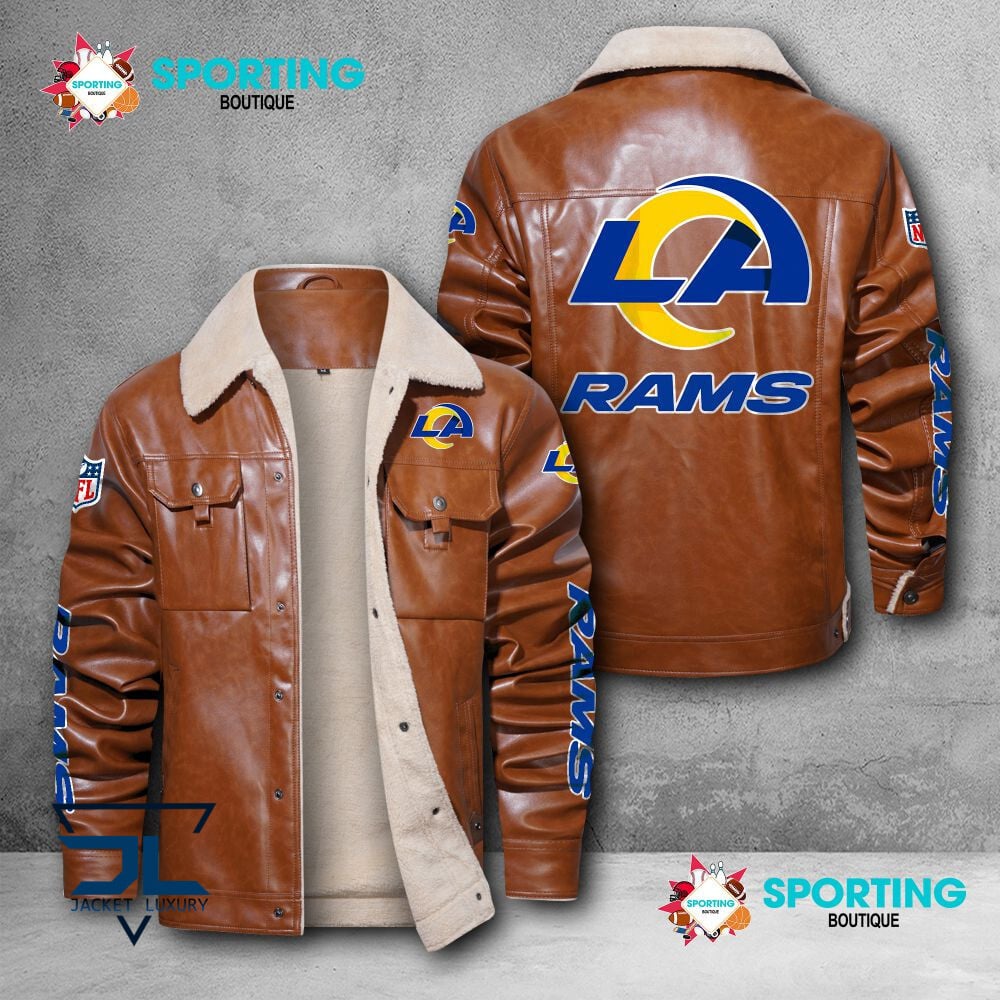 Los Angeles Rams NFL Style Leather Jacket For Fans