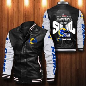 Los Angeles Rams NFL Style Leather Jacket For Fan