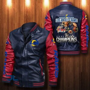 Los Angeles Rams NFL Style Leather Jacket For Fan