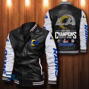 Los Angeles Rams NFL Style Leather Jacket For Fan