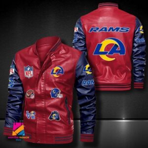 Los Angeles Rams NFL Style Leather Jacket For Fan