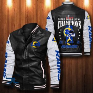 Los Angeles Rams NFL Style Leather Jacket For Fan