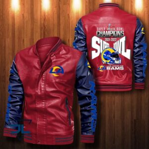 Los Angeles Rams NFL Style Leather Jacket For Fan